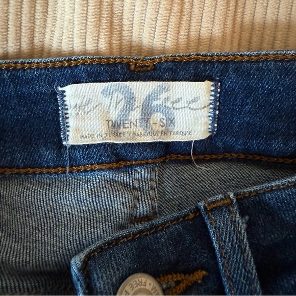 Free People We the Free Raw High Rise Jegging Skinny Jeans Size 26 - Picture 9 of 14